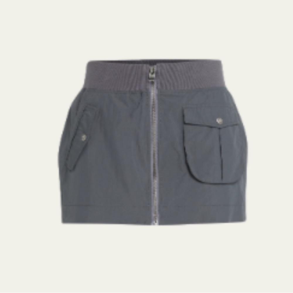 Ksubi elemental skirt in charcoal
